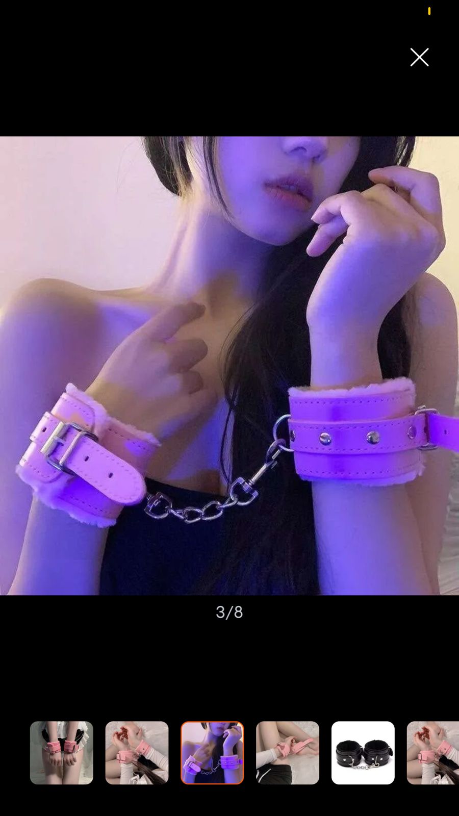 Adult sex toys leather plush handcuffs alternative toys tied teasing restraint